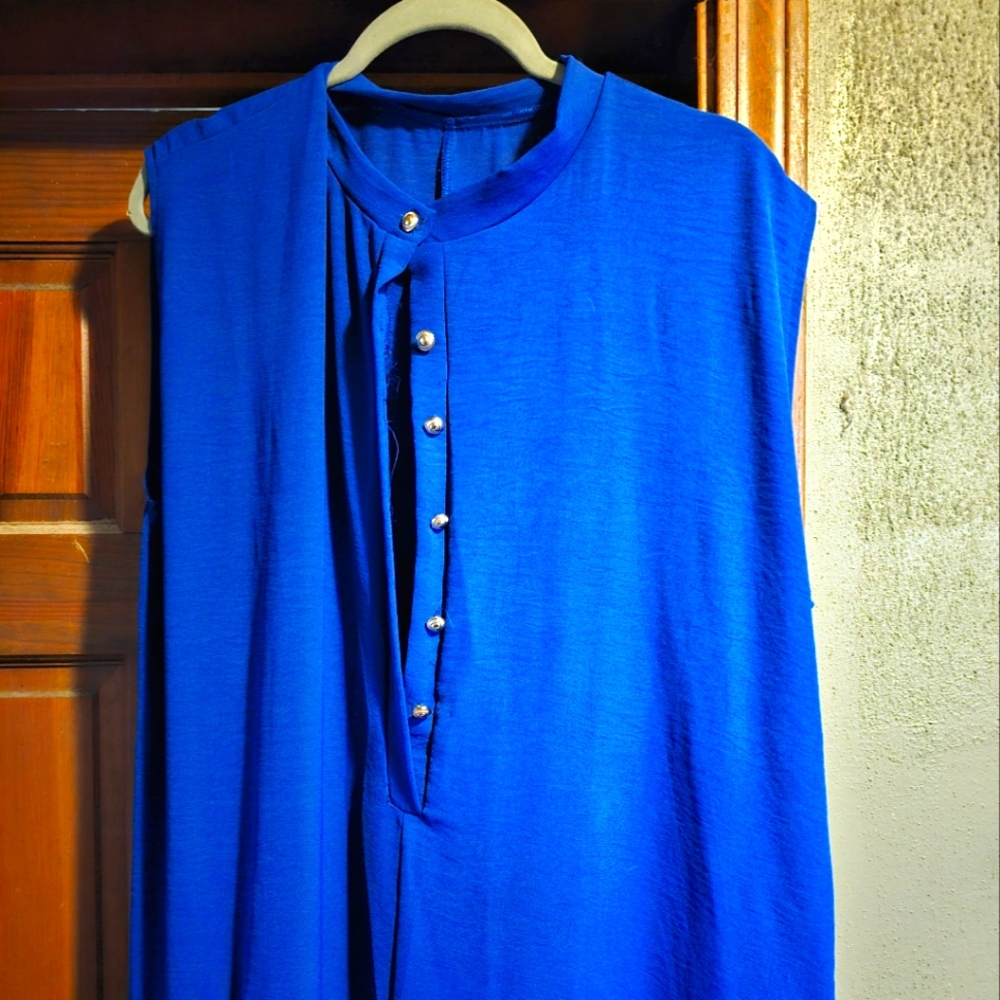 Royal Blue Wideleg Jumper